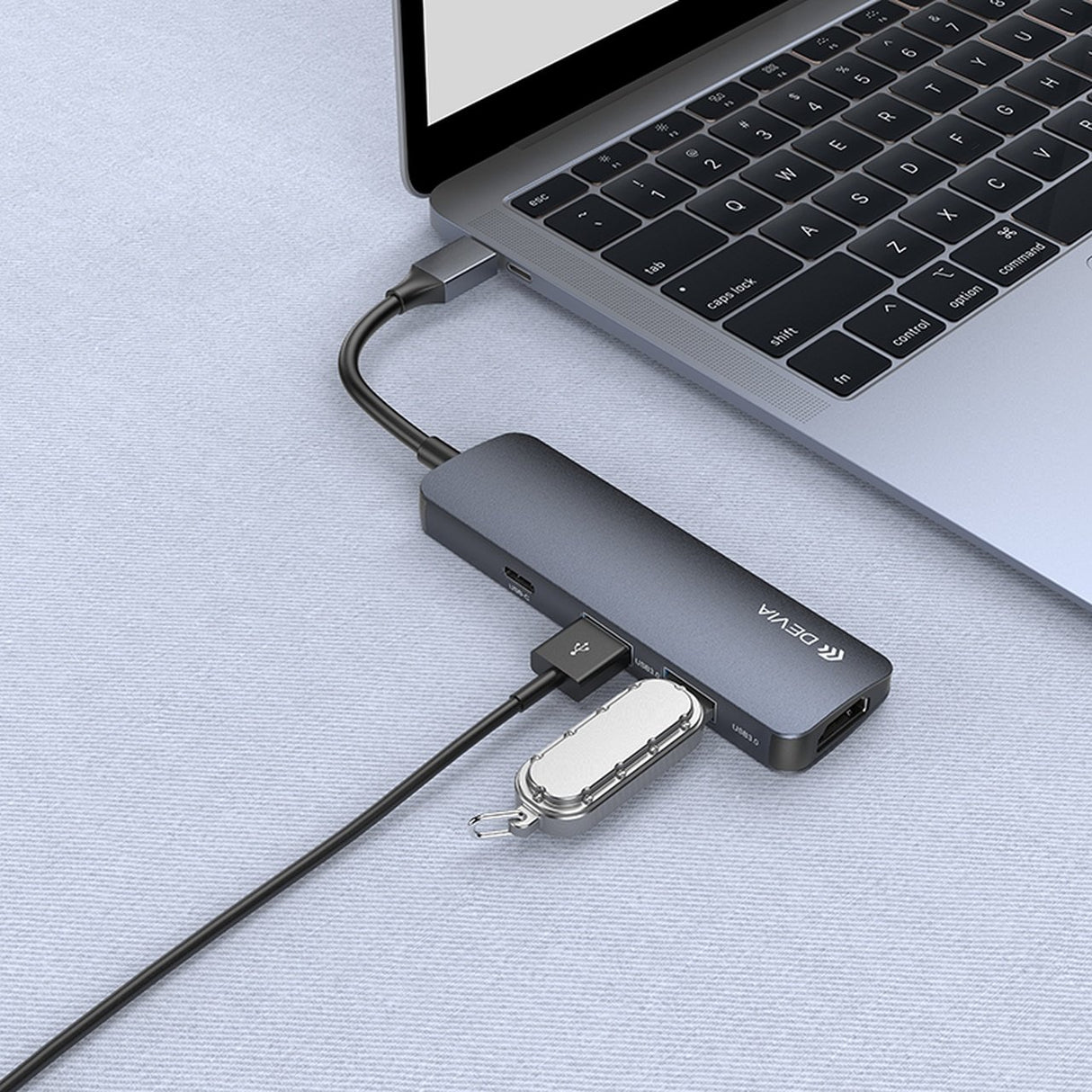 EAN 6938595329449 - Devia Leopard USB 3.2 Gen 1 (3.1 Gen 1) Type-C Gris imagen 2