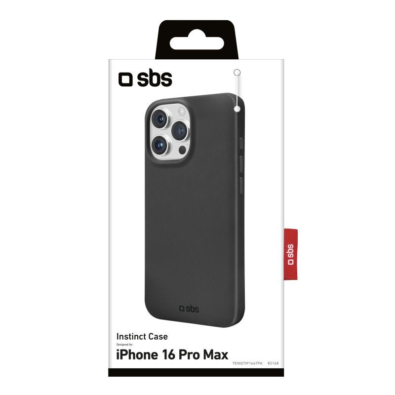 Sbs Instinct Cover Iphone 16 Pro Max Schwarz