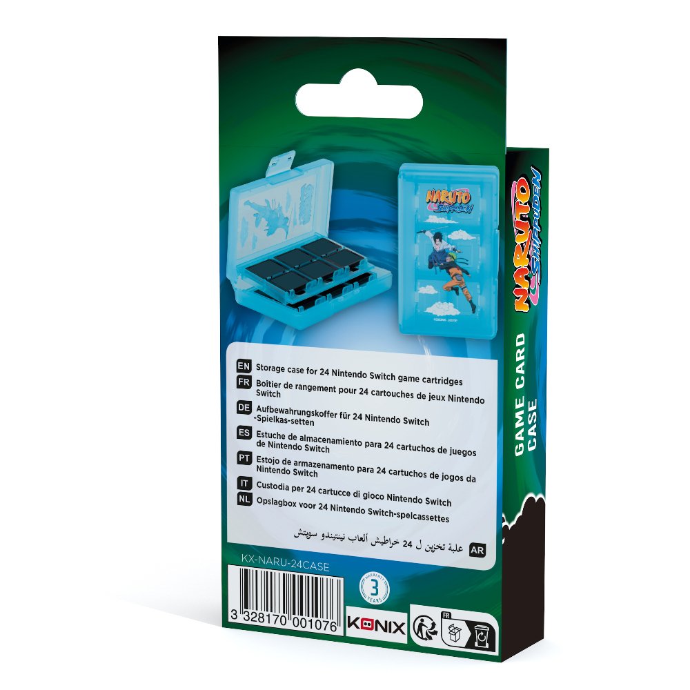 Switch Naruto Caja De 24 Juegos Konix