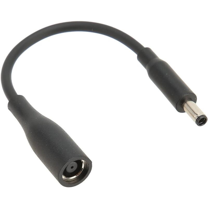 Cable Adaptador Para Cargador Hp Dell De 7.4mm * 5.0mm A Punta Dell 4.5 *3.0 Mm Con 0.15 M De Cable Color Negro