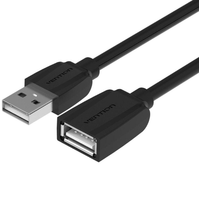 Cable Alargador Usb 2.0 Vention Vas-A44-B150 Usb Macho Usb Hembra 1.5m Negro
