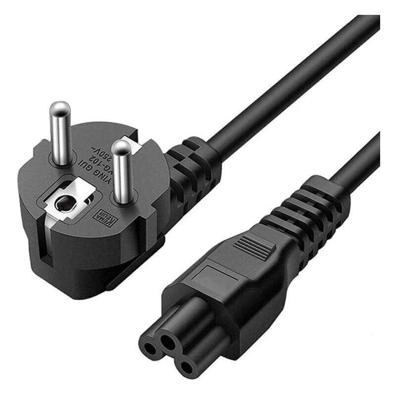 Cable Alimentacion Trebol C5 1.2 M Eu Negro