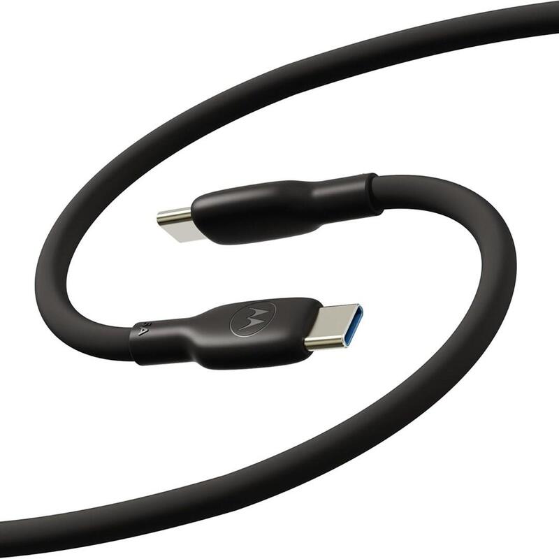 Cable C Motorola Silicone -C 5a 2m, Black