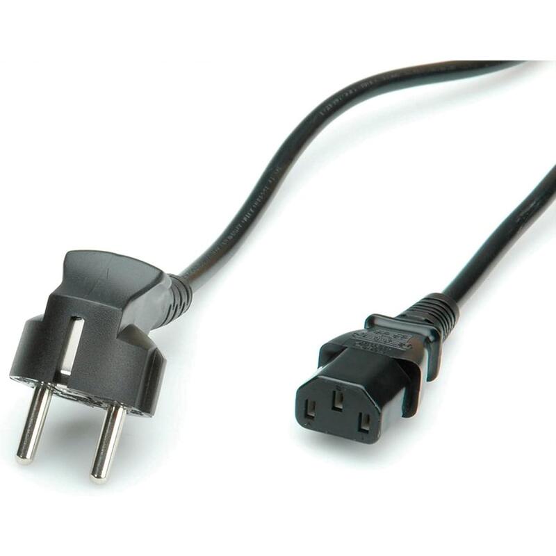 Cable De Alimentacion Schuko C13 1.20m Negro