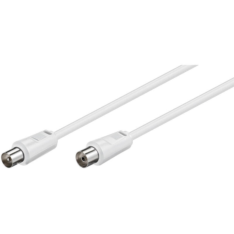 Cable De Antena Goobay Enchufe Rf > Enchufe Rf, Cable Coaxial Blanco, 10 Metros 11514
