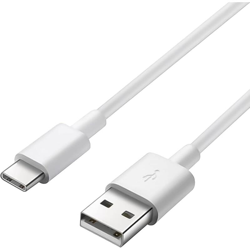 Cable De Carga + Datos Usb-A A Usb-C M/M 6a 1m Blanco