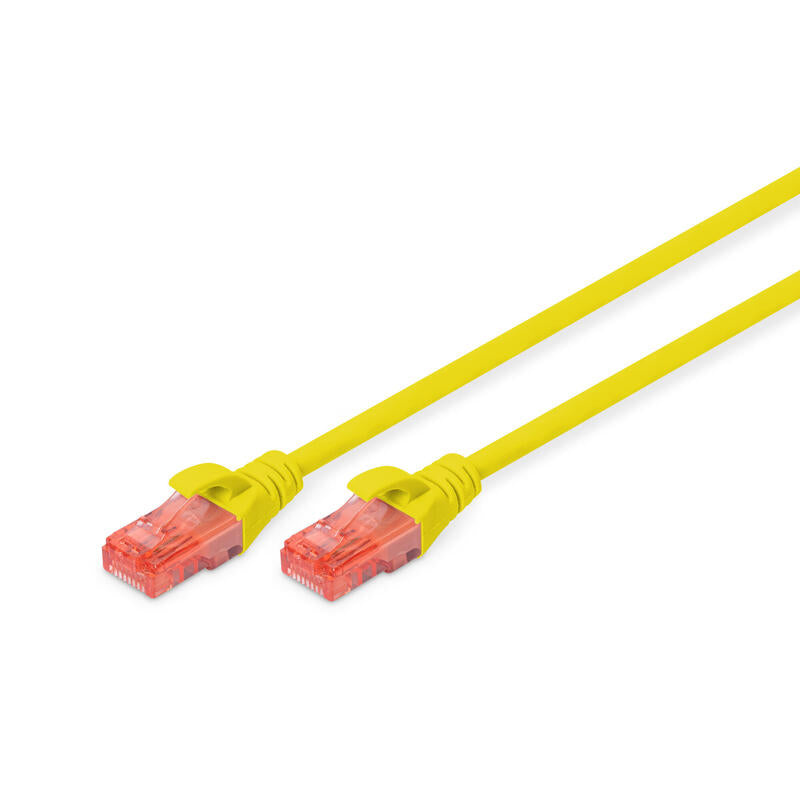 Cable De Red Utp Rj45 Cat 6e 50cm Amarillo
