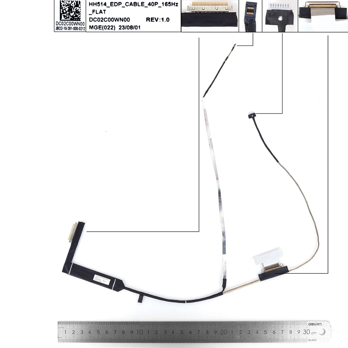 Cable Flex Para Portátil Acer An515-58 An515-46 An515-55 Dc02C00Wn00 50.Qfjn2.007 165Hz 40 Pines