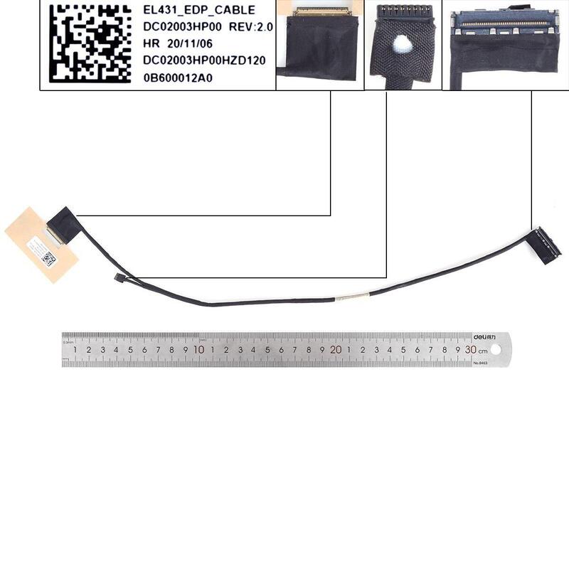 Cable Lcd Led Lenovo Ideapad S340 14iwl 81n7 S340 14iml 81n9 S340 14api 81n8 S340 14iil 81vv 30pin 2019 Dc02003hp00