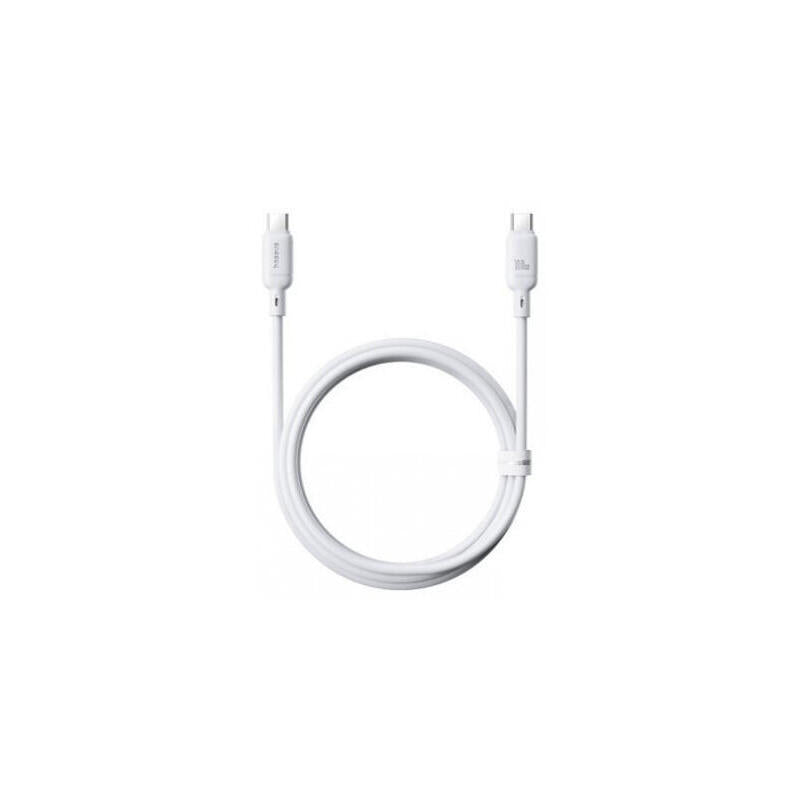 Cable Os-Baseus Silky Fast Charging Data Usb-A To Usb-C 3a 1m Moon White