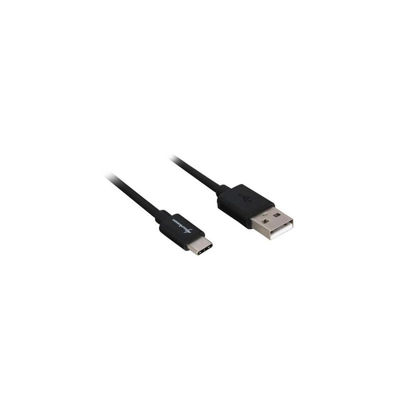 Cable Sharkoon Usb 2.0, Usb-A Macho > Usb-C Macho Negro, 0,5 Metros 4044951021598