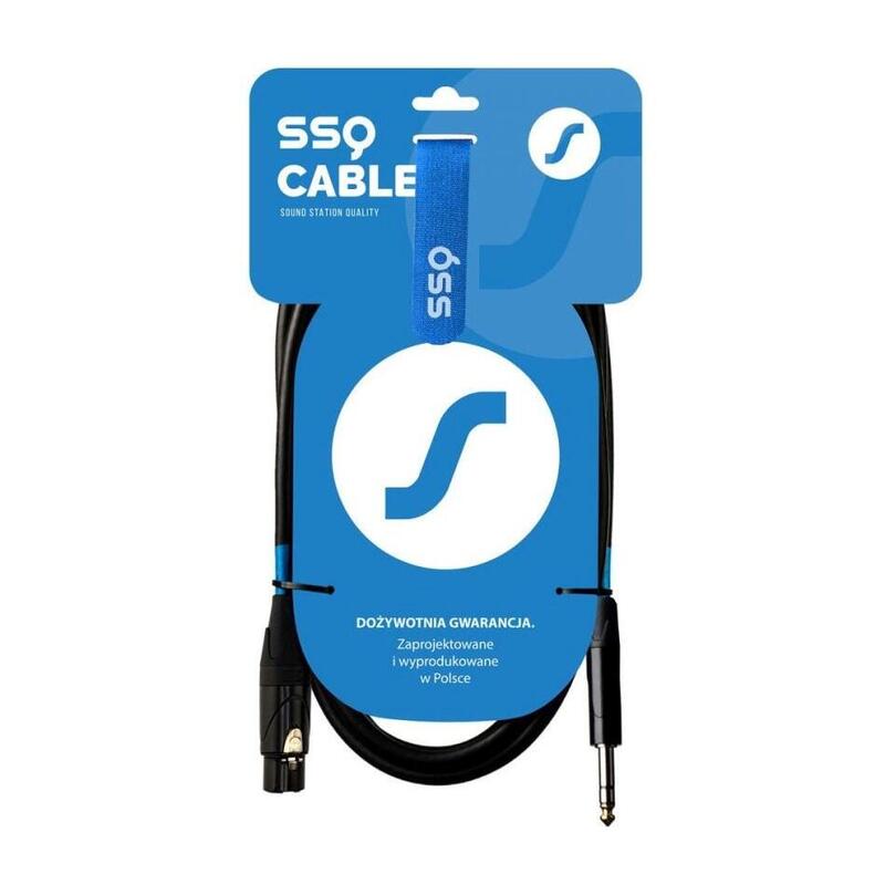 Cable Ssq Xlrjs1 Xlr Hembra - Jack Stereo 6,3 Mm, 1 M