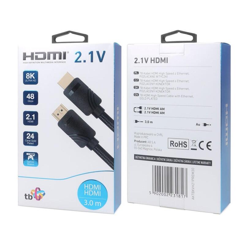 Cable Tb Premoum Hdmi V2.1 3m.