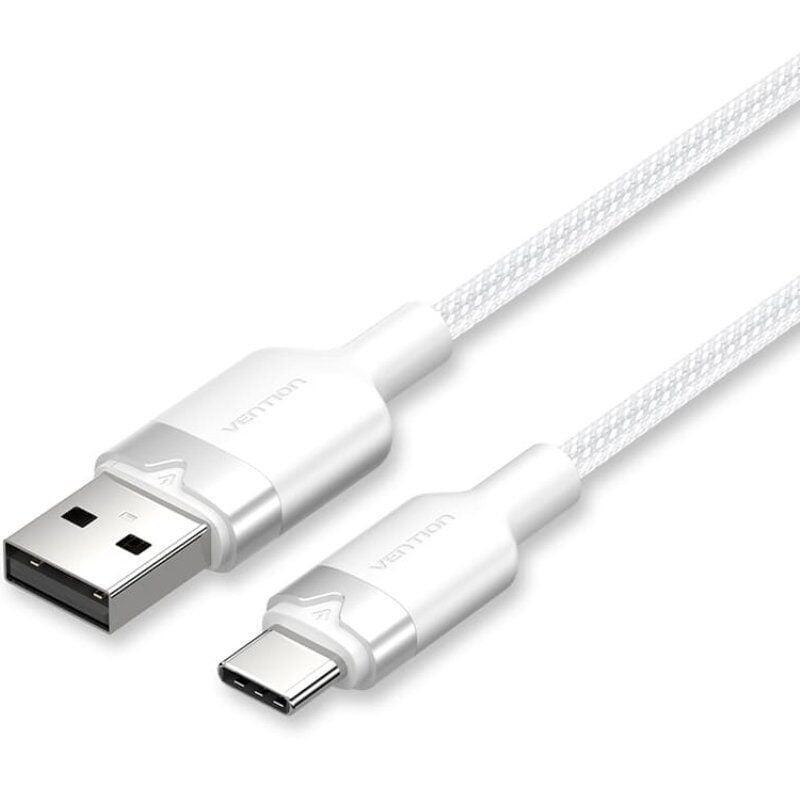 Cable Usb 2.0 Tipo-C Vention Ctnwh Usb Tipo-C Macho Usb Macho Hasta 60w 480mbps 2m Blanco
