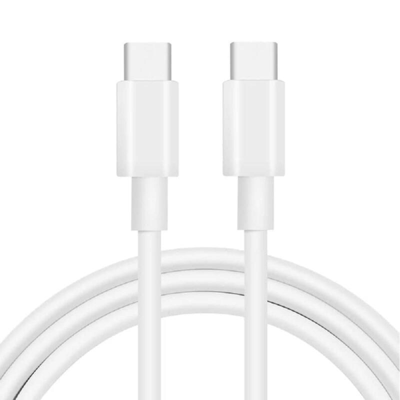 Cable Usb C Carga Rápida De 140w 240w Con Chip E Mark 1.80m Blanco