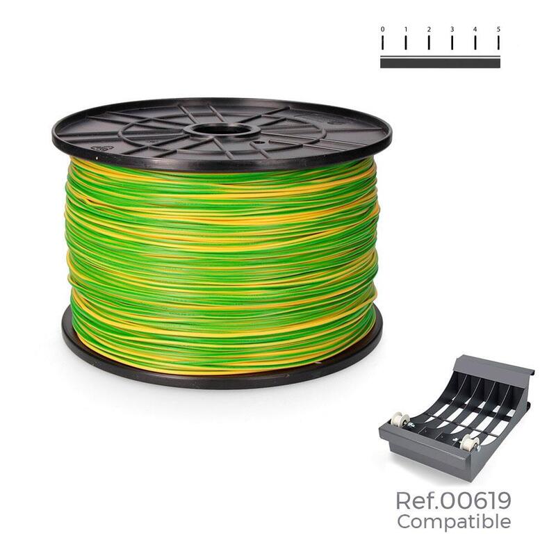 Cablecillo H07v-K 2,50 Mm² Bicolor, 800 M. (Bobina Grande)