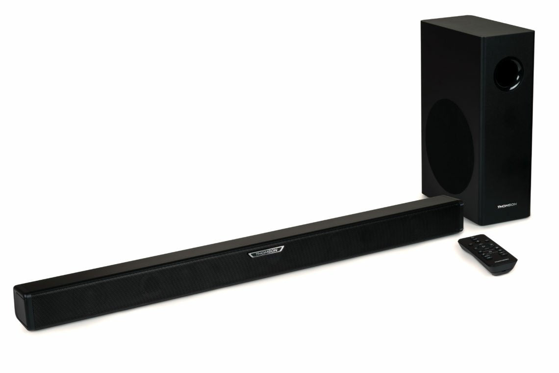 Thomson Sound Bar + Sub 2.1 Bt 5.0 300w Black Sb350bts