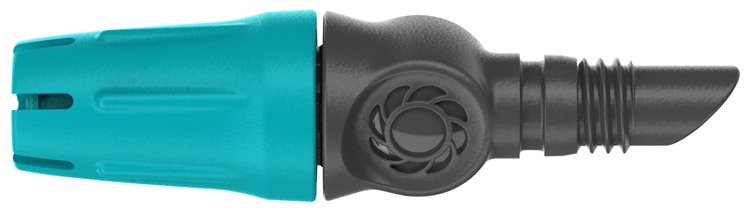 Boquilla Final Micro-Drip-System Gardena , 10 Piezas (Negro/Turquesa, Modelo 2023) 13306-20
