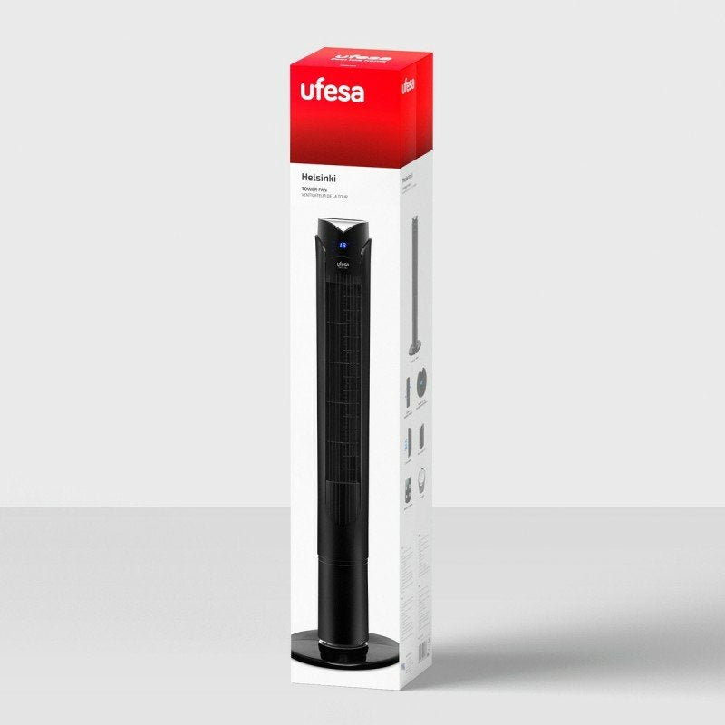 Ventilador Torre Ufesa 84105327 Helsinki Negro