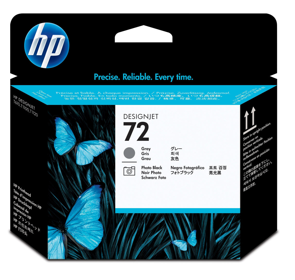 EAN 0808736779593 - HP 72 Gray & Photo Black Printhead cartucho de tinta 1 pieza(s) Gris, Foto negro imagen 1