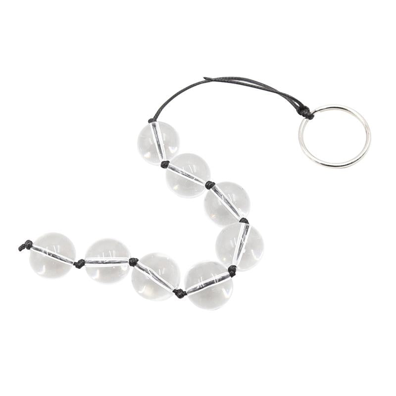 Cadena Anal Con Bolas De Cristal 4 Tamaños Talla (Interno):S