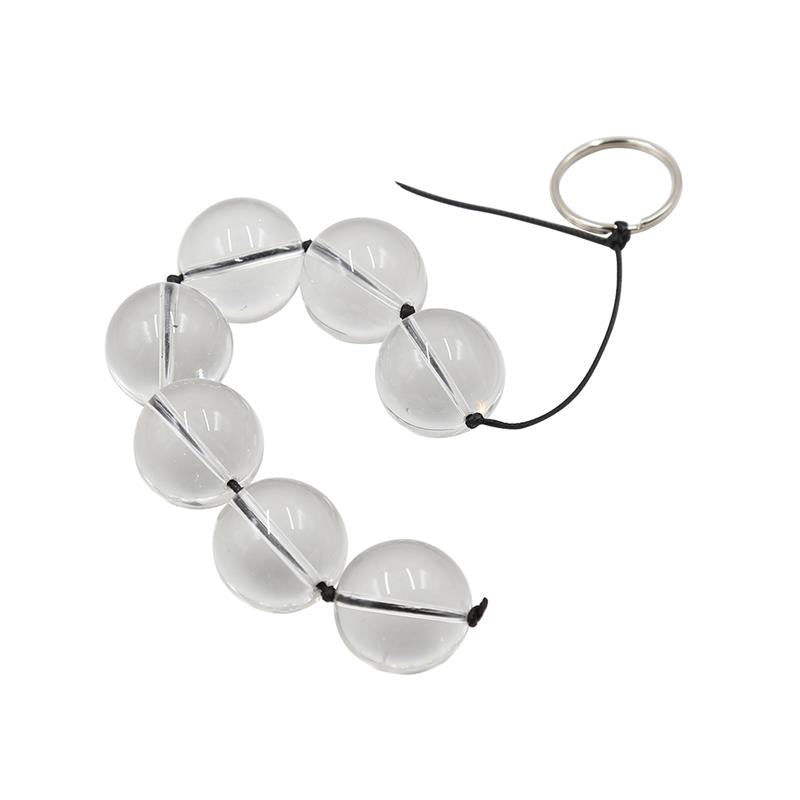 Cadena Anal Con Bolas De Cristal 4 Tamaños Talla (Interno):S