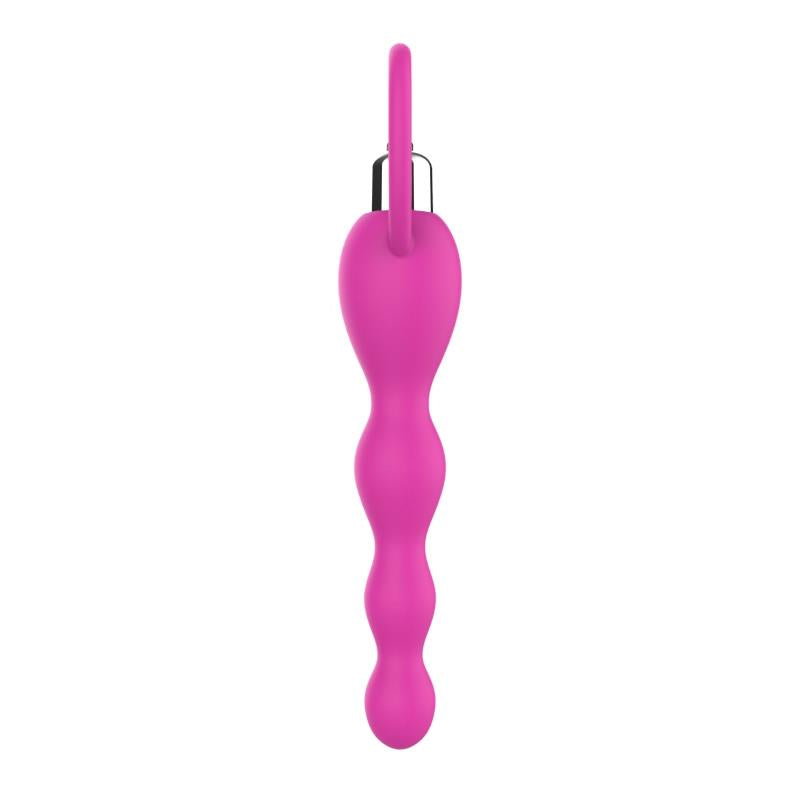 Cadena Anal Con Vibración Rosa