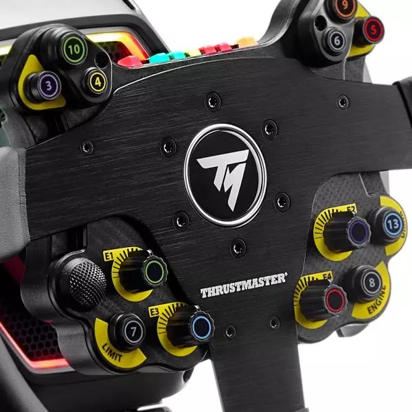 EAN 3362934003951 - Thrustmaster Evo Racing 32R Leather Negro, Amarillo Volante PC, PlayStation 4, PlayStation 5, Xbox, Xbox imagen 8