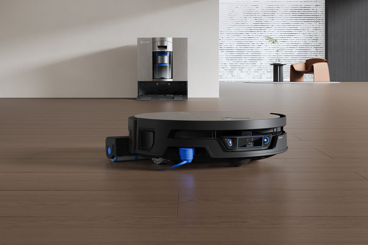 Ecovacs Deebot X12s Omnicyclone Vacuum Cleaner,Robot,Wet&Dry,27000pa,Truedge 3.0,Zerotangle 4.0,Ozmo Roller 3.0,Gold+Omnicyclone Auto-Empty