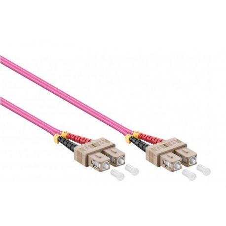 Fiberpatchkabel Sc-Sc Om4 2,0m, 50/125, Multimode,