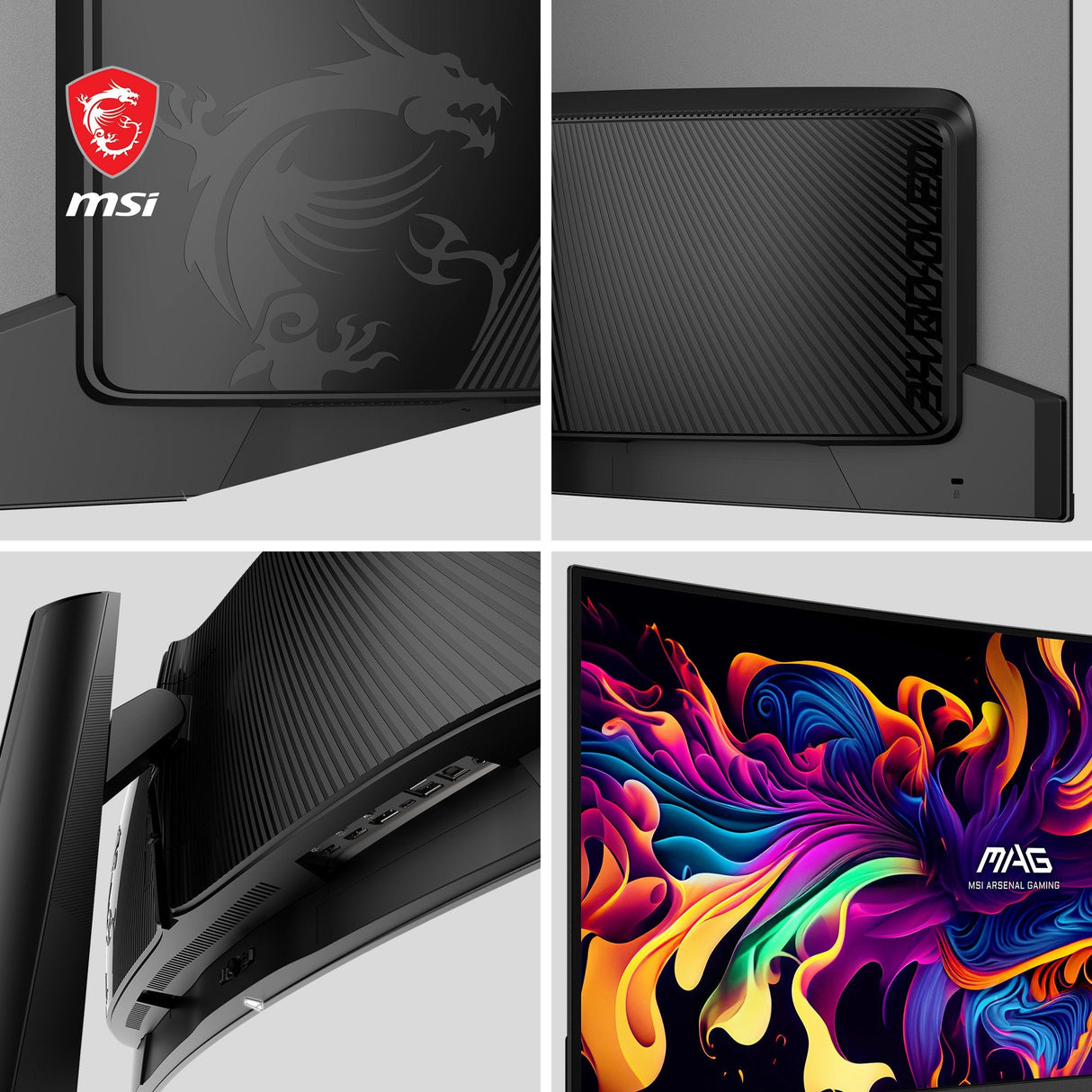 Monitor Msi Mag 341cqpde Qd-Oled, Gaming 34,2 " Negro, Uwqhd, Qd-Oled, Curvo, Adaptive-Sync, Hdr, Panel De 175 Hz)