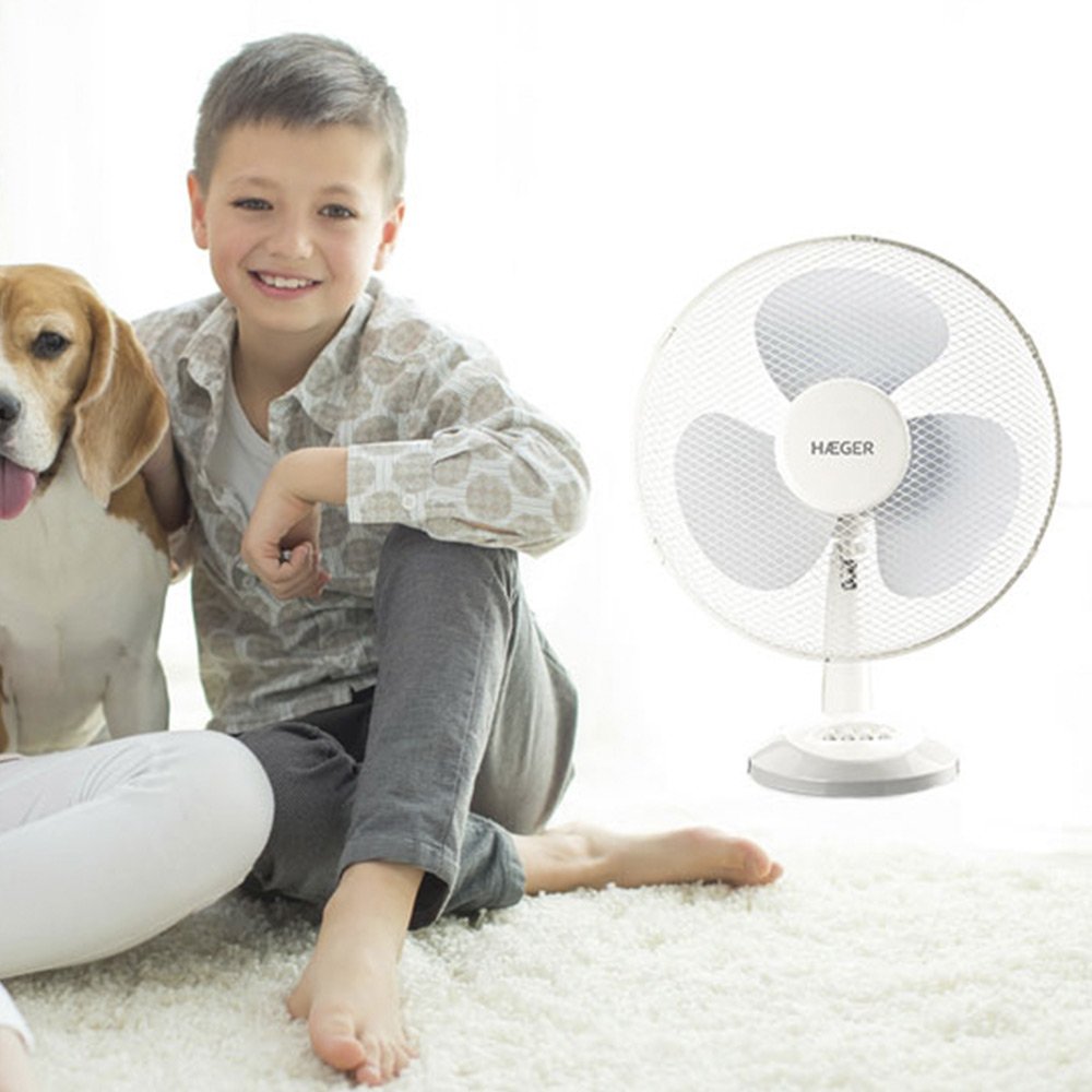 EAN 5608475012884 - Haeger FA-016.007A ventilador Blanco imagen 2