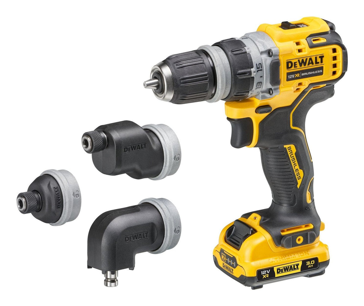 Taladro Inalámbrico Dewalt Dcd703l2t-Qw