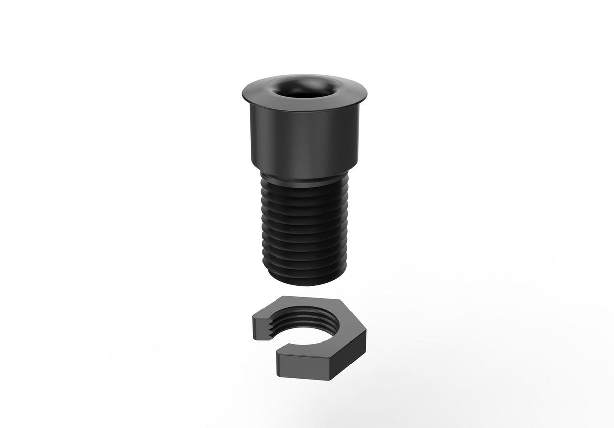 Cable Through Desk Solution - Black - Warranty: 36m