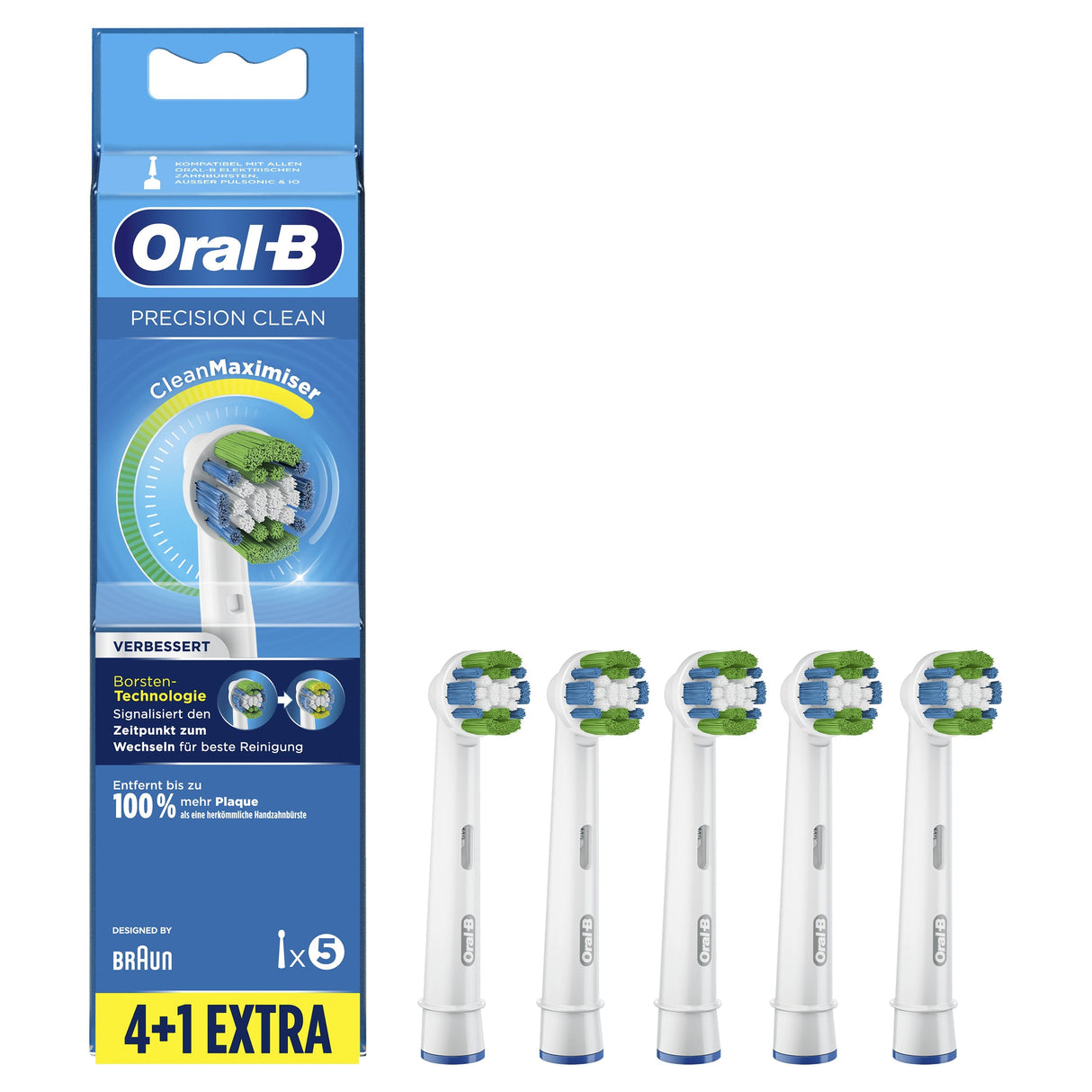 Oral-B Recambio Cabezal Precision Clean Pack 4+1 Unidades