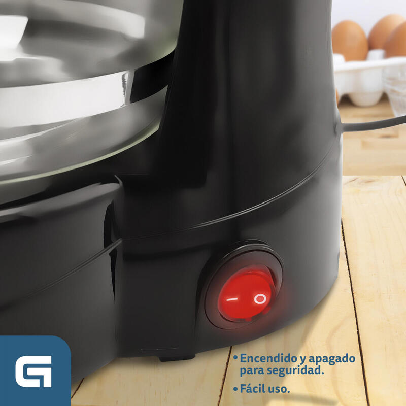 Cafetera De Goteo Grunkel Caf-Naroma 12 Tazas Negra