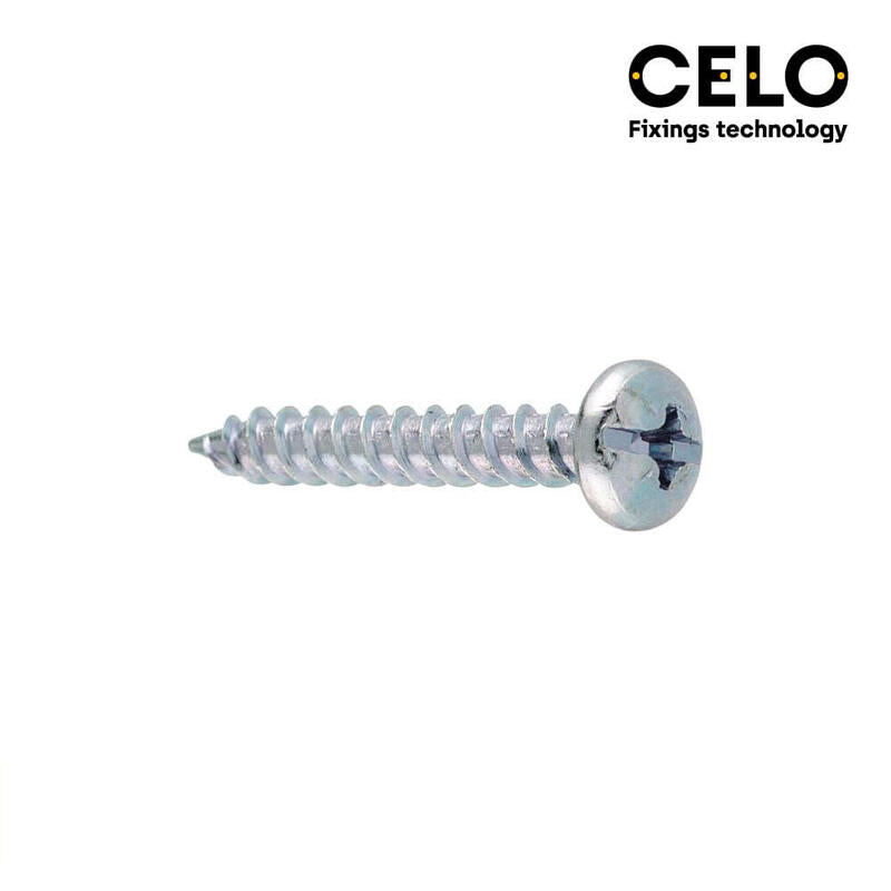 Caja 100 Unid. Tornillo Tornigrap Pz N°35 Din/Ref Tg 4.8x25mm Cincado Celo