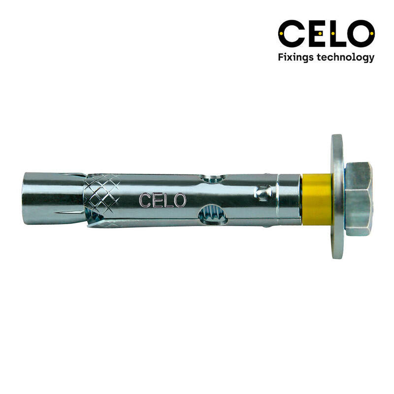 Caja 200 Uds. Anclaje Dynabolt Tornillo M6 Ø8x60mm Zincado Celo