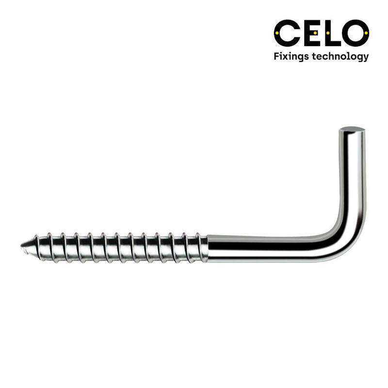 Caja 250 Unid. Alcayata Cajita Din/Ref Alr 4,0x60mm Zincado Celo
