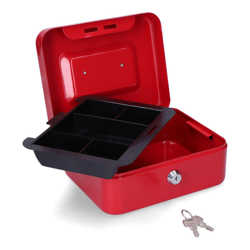 Caja De Caudales Cfc09 200x160x90mm Rojo M13395 Micel