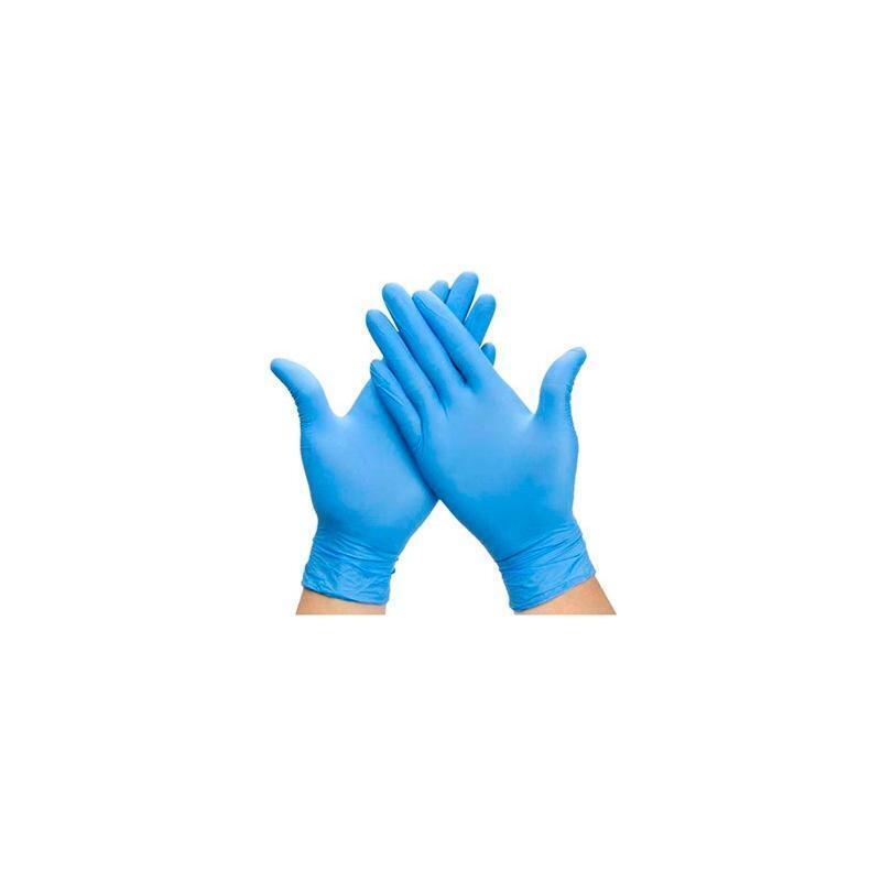 Caja De Guantes De Vinilo Sin Polvo Multiusos Talla L -100u-