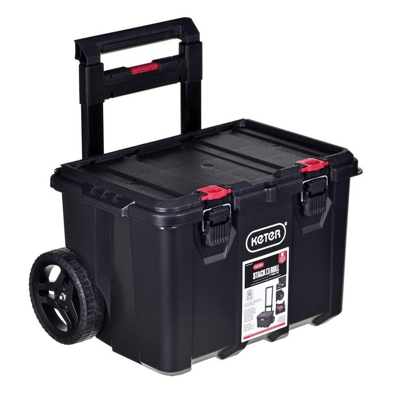 Caja De Herramientas Con Ruedas Stack"N"Roll Keter
