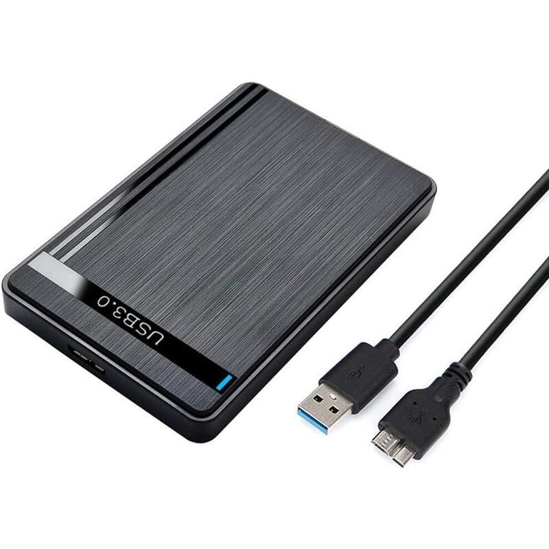 Caja Externa Para Disco Hdd / Ssd 2.5'" - Usb 3.0 - Sin Tornillos - Negro