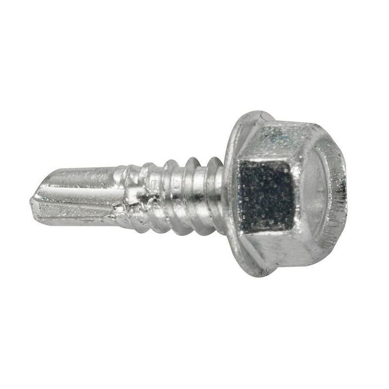 Caja M 50 Unid. Tornillo Rosca Chapa Hexagonal Autot. 4,8x16mm Fadix