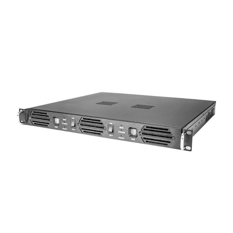 Caja Pc 1u Dos Placas Mini-Itx Sin Fuente