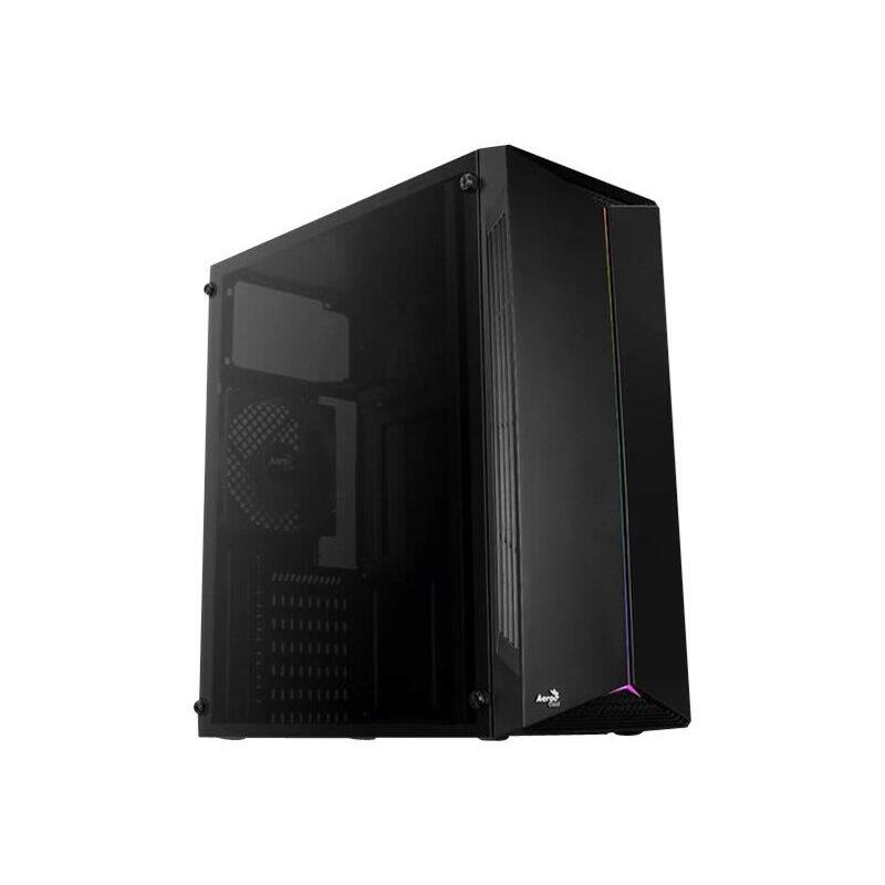 Caja Pc Aerocool Aeropgssplit-A-Bkrgb Atx Aerocool Split Rgb Usb 3.0 - Tira Rgb 1x120mm Ventilador