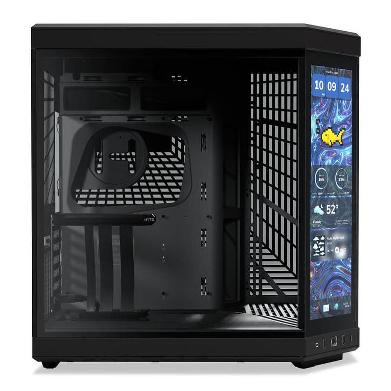 Caja Pc Atx Semitorre Hyte Y70 Touch Infinite Negra Cs-Hyte-Y70tti-Bb