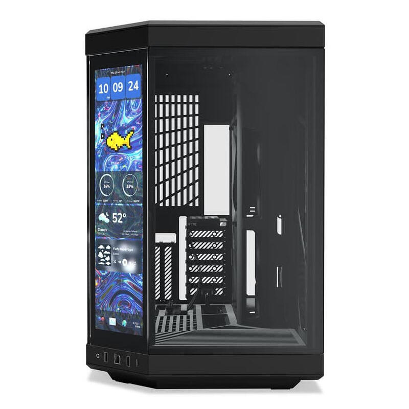 Caja Pc Atx Semitorre Hyte Y70 Touch Infinite Negra Cs-Hyte-Y70tti-Bb