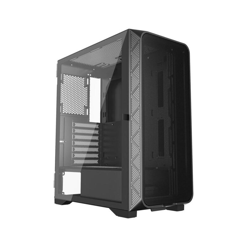 Caja Pc Gembird Gaming Atx Case Fornax M200 Mesh Without Fans Black