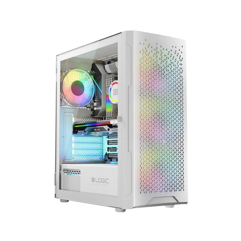 Caja Pc Logic Aramis Argb Minidi Usb 3.0 Blanco